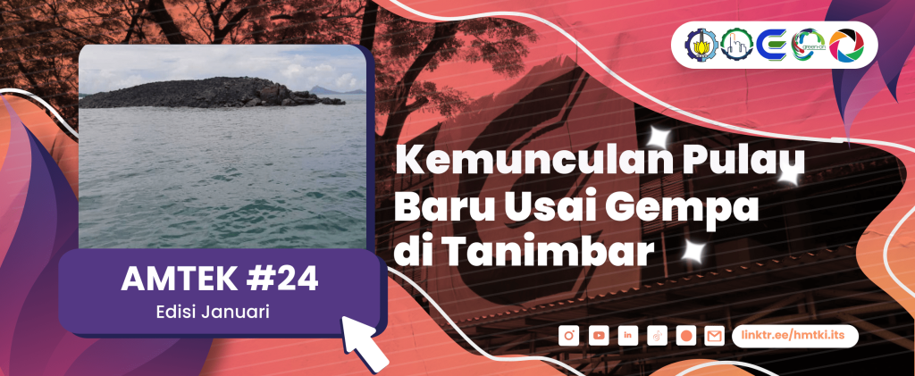 Kemunculan Pulau Baru Usai Gempa di Tanimbar