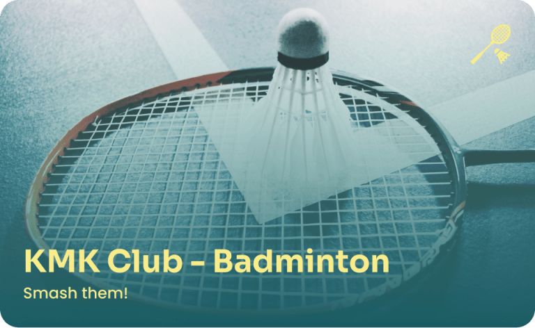Play badminton together